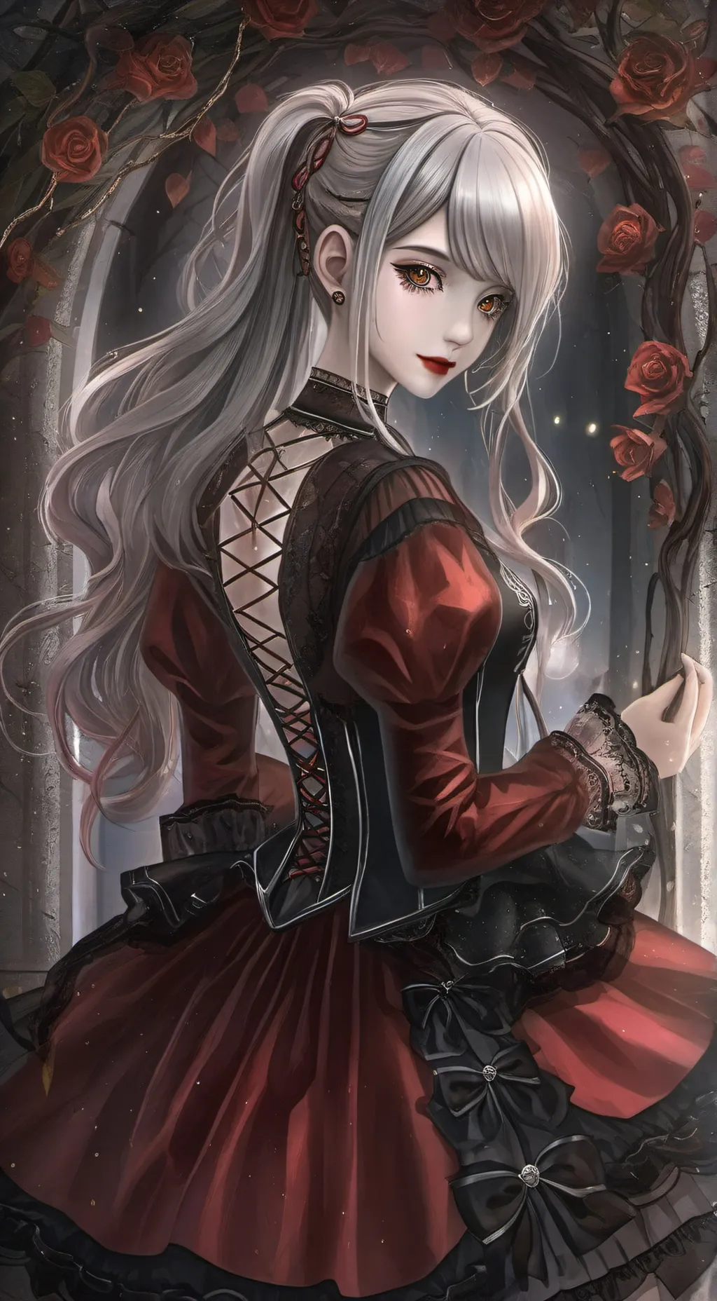 ai character: ~•°{(𝒍𝒊𝒛𝒛𝒚) }°•~ background