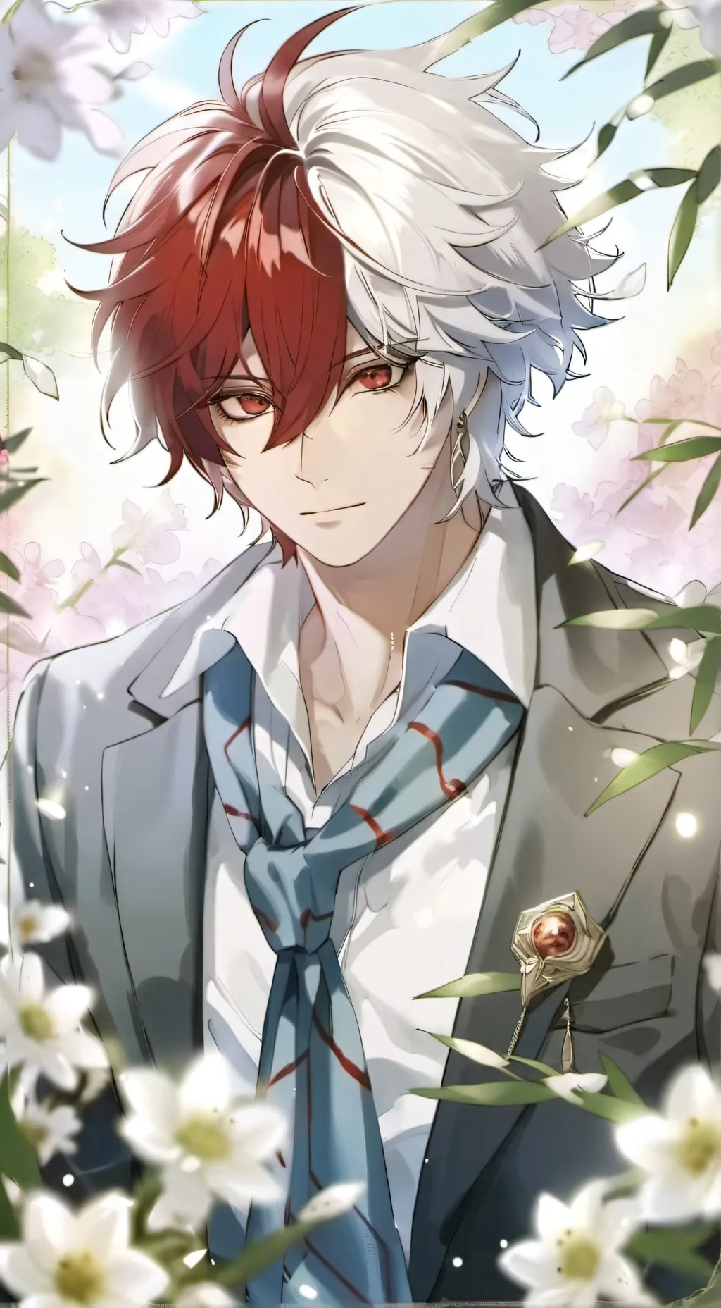 ai character: todoroki ur bf background
