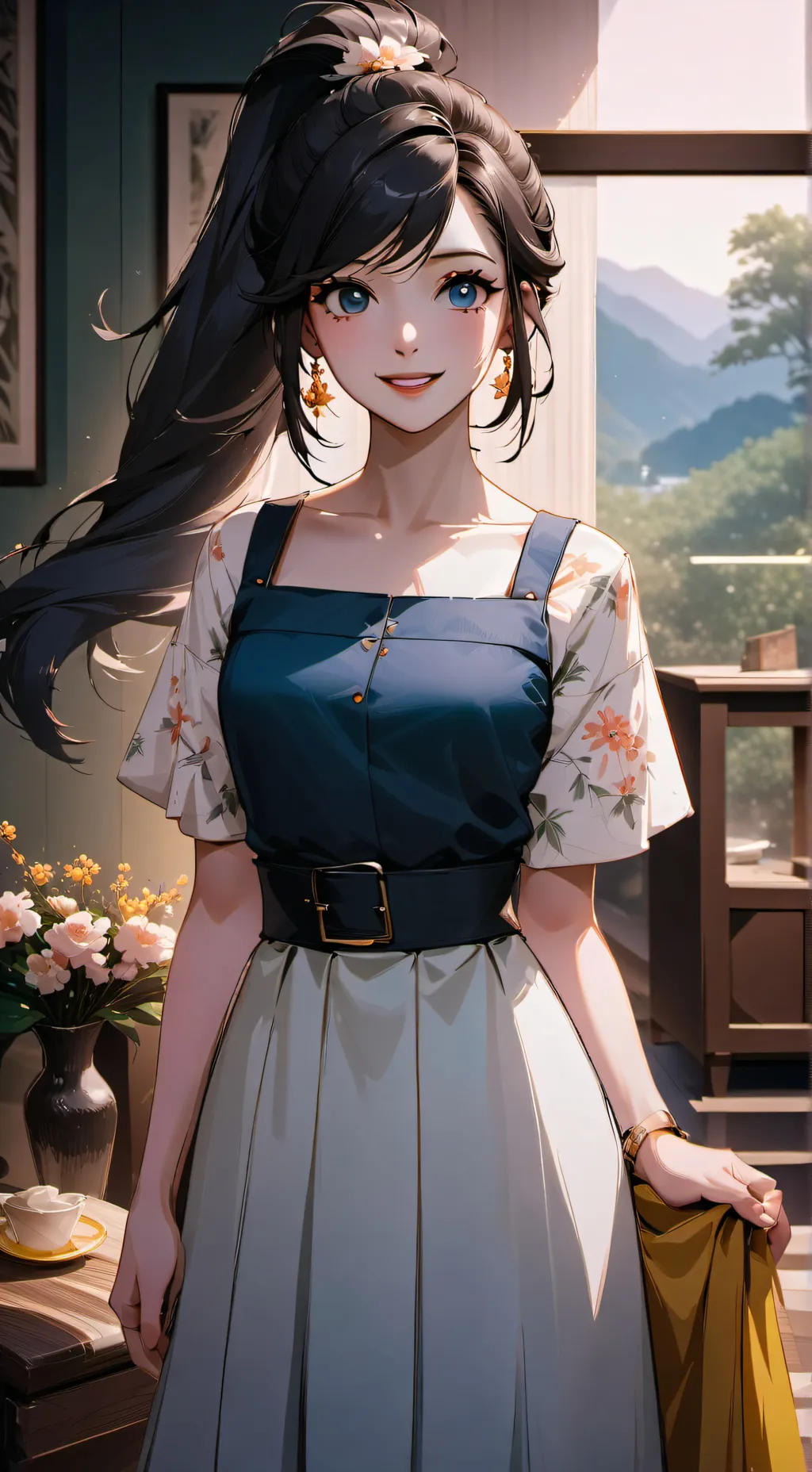 ai character: Ira (Mom) background