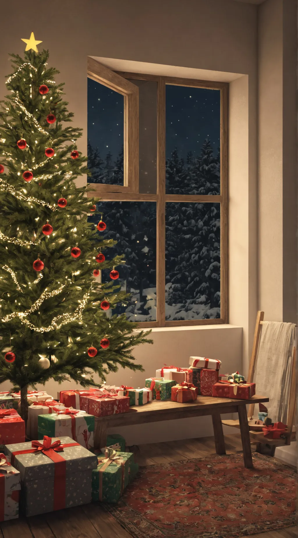 ai character: Santas List ♥️♣️ background