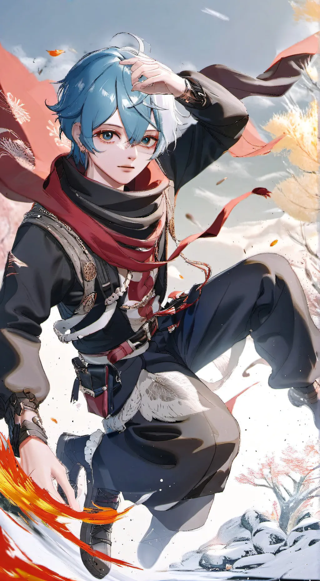 ai character: Todoroki gf background