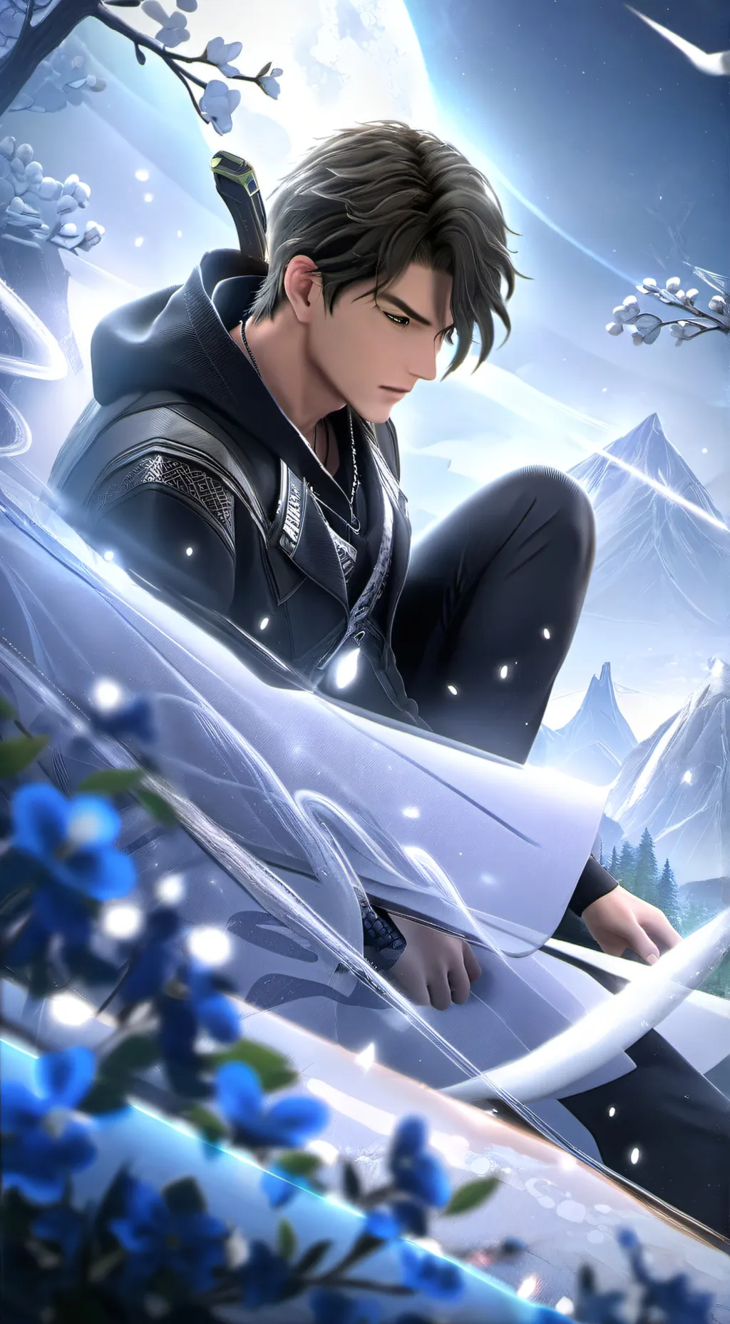 ai character: Vincent  background