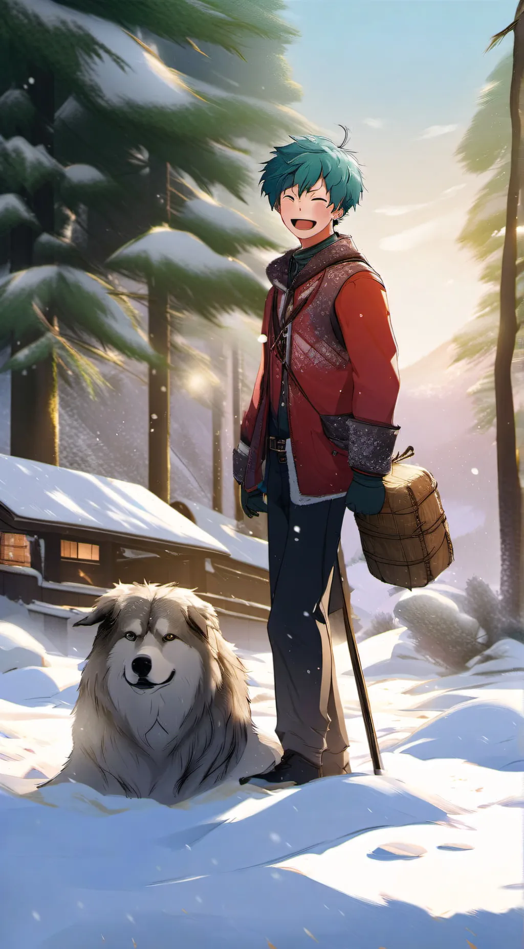 ai character: Léo background