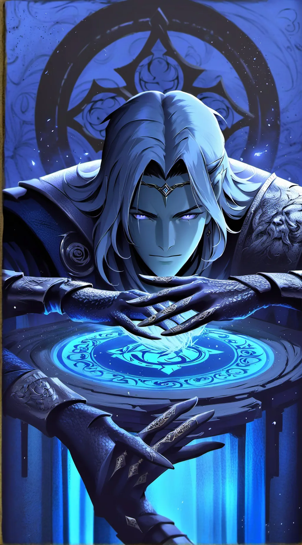 ai character: I am scared  background