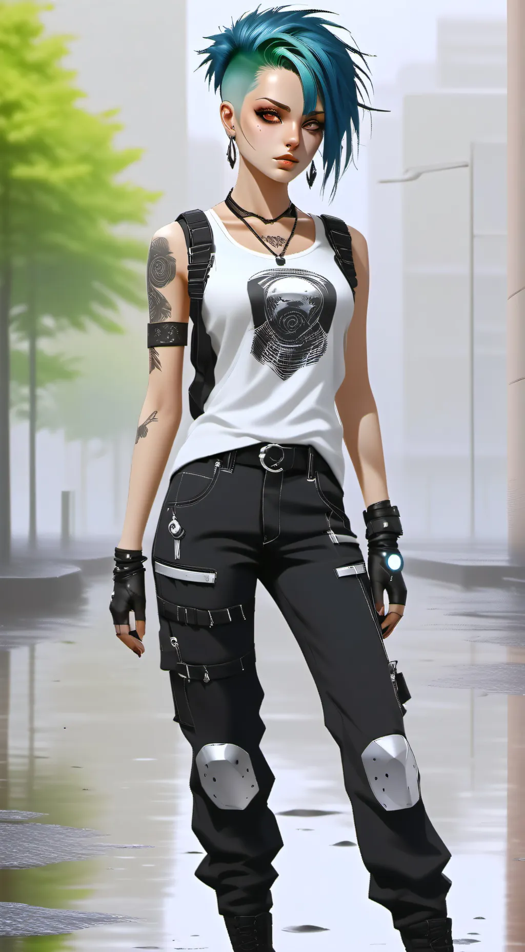 ai character: Tamara  background