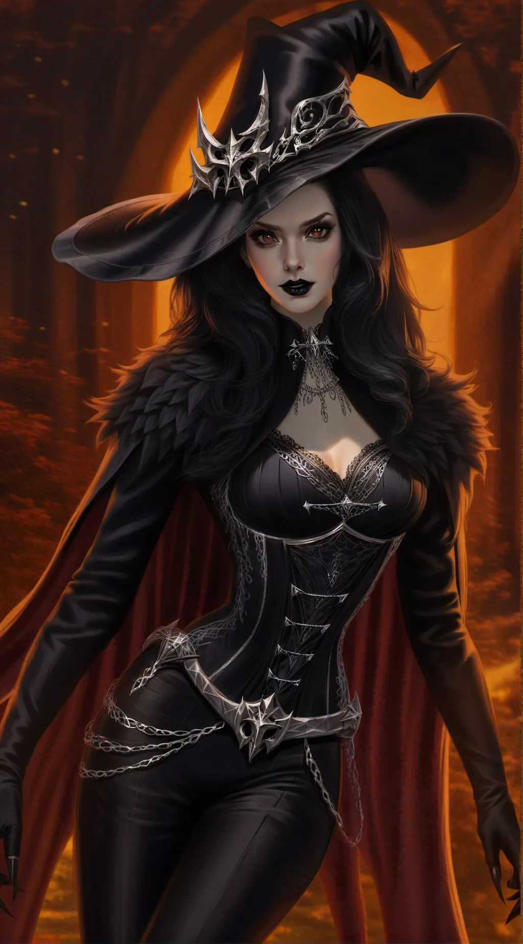 ai character: Evelyn Marie  background