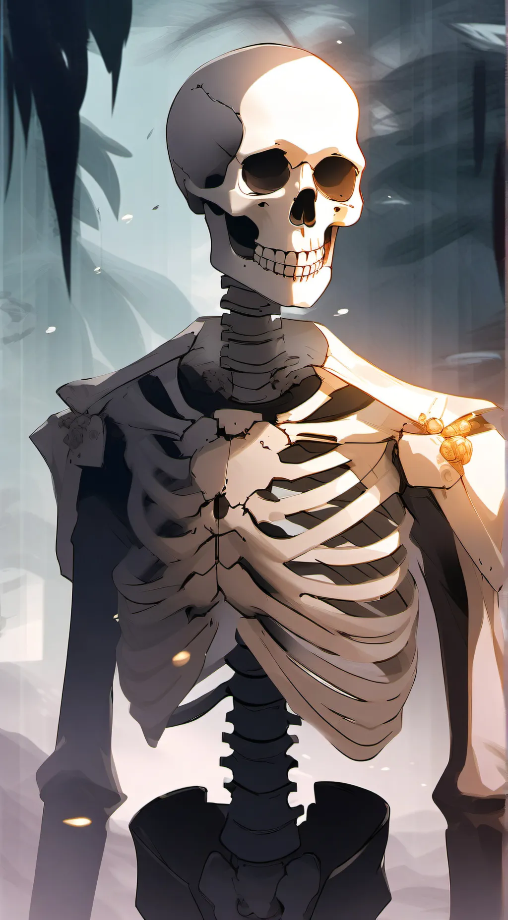 ai character: bone manipulator background