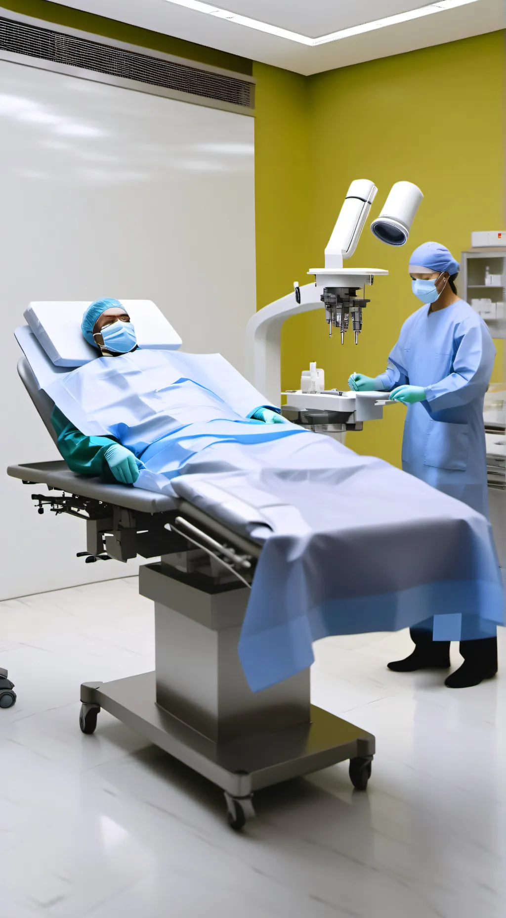 ai character: surgery  background