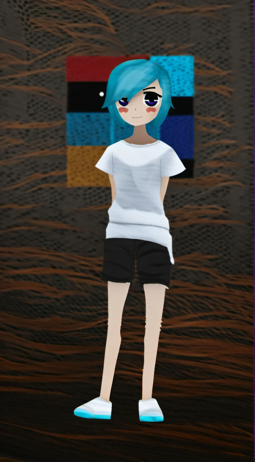 ai character: Dandy word background