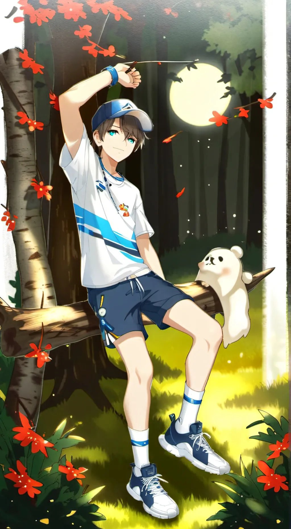 ai character: Hugo background