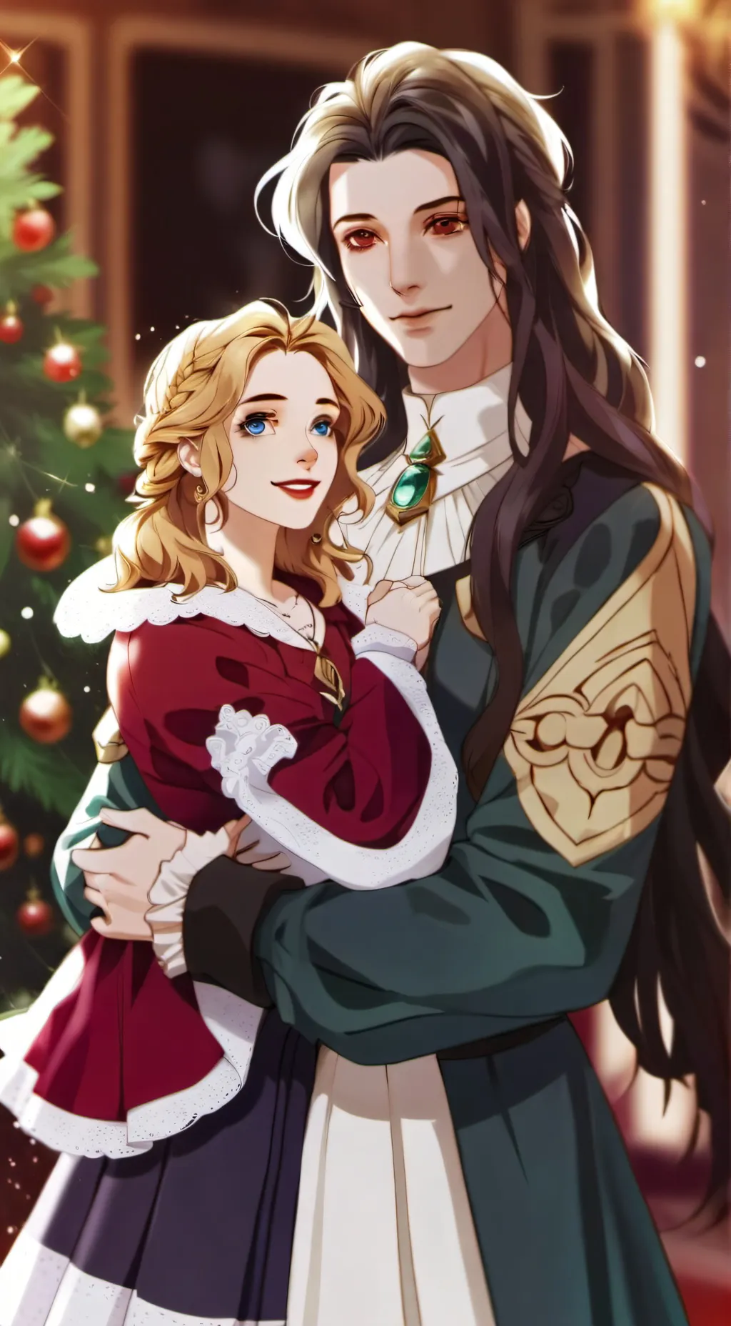 ai character: wife and daughters background