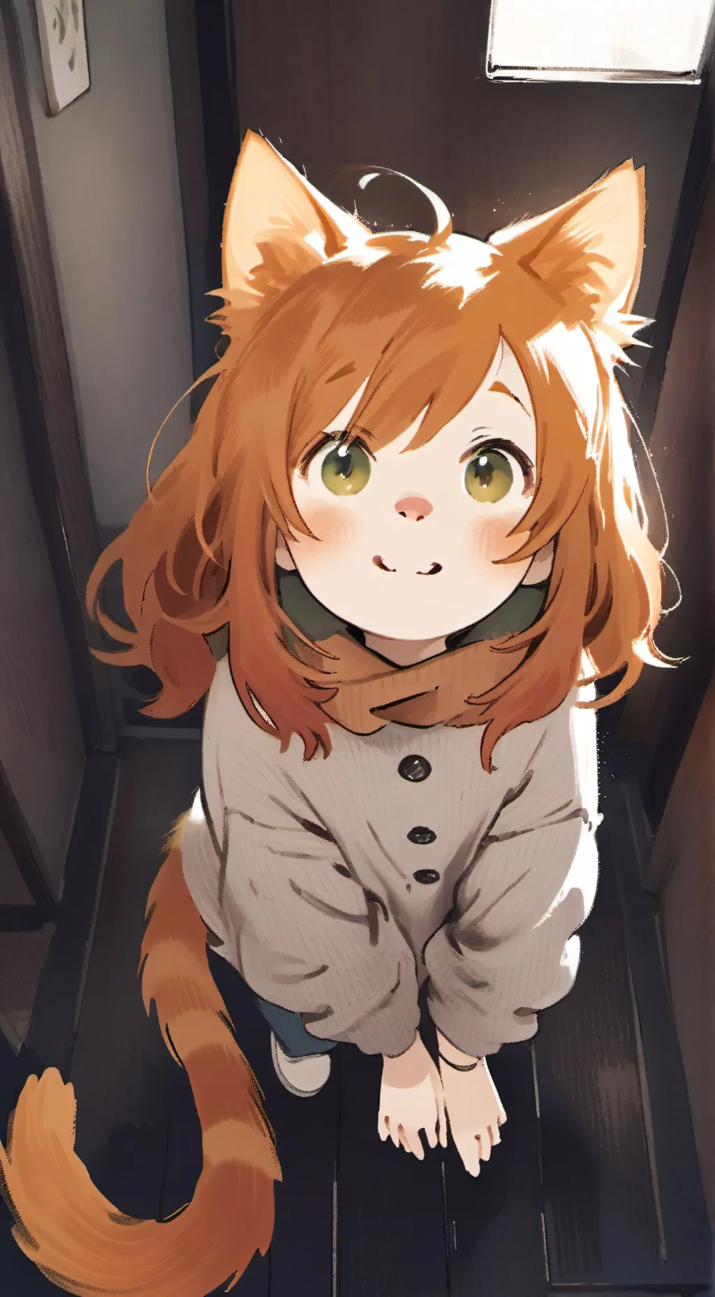 ai character: Ginger Lightspot background