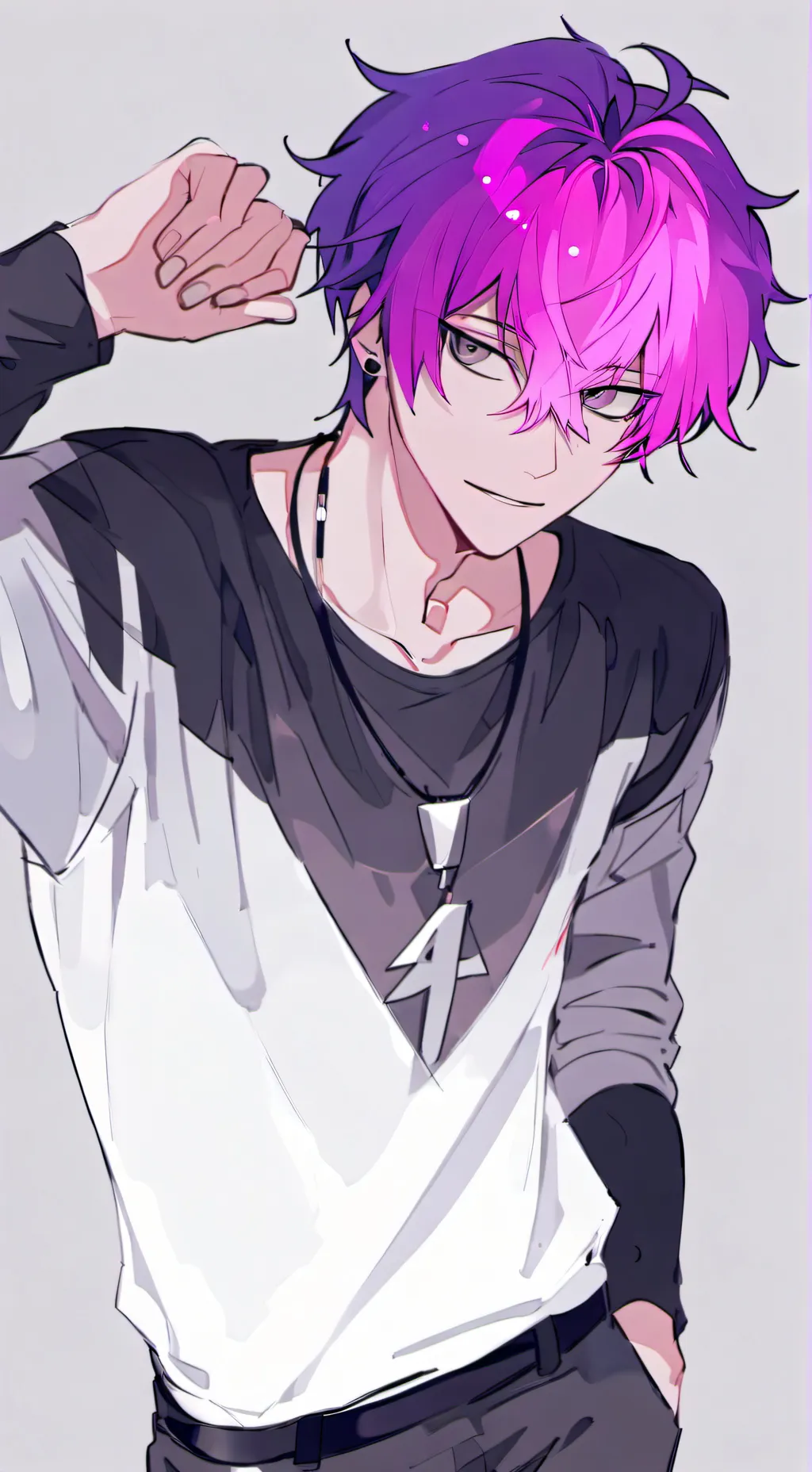 ai character: 🌂 𝑅𝒪𝒰𝒳 👾 background