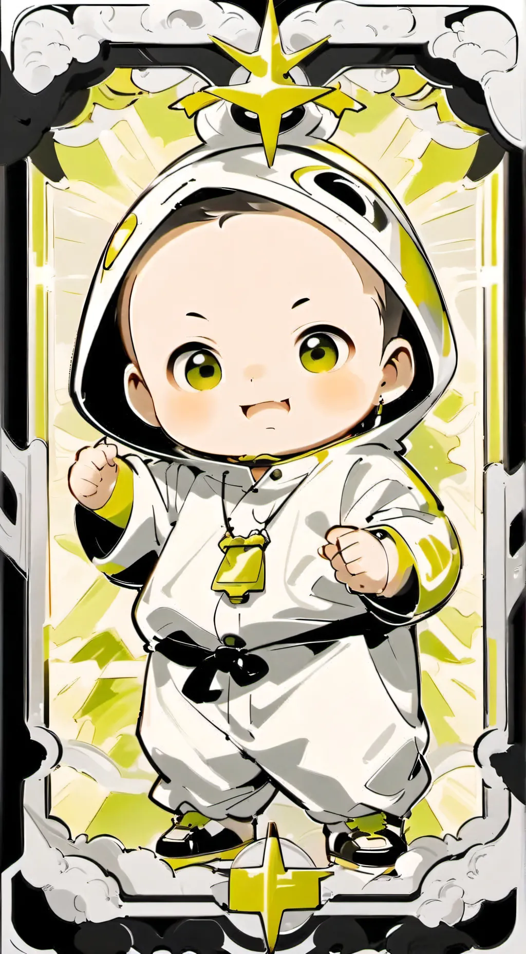 ai character: Ugly Johnny  background