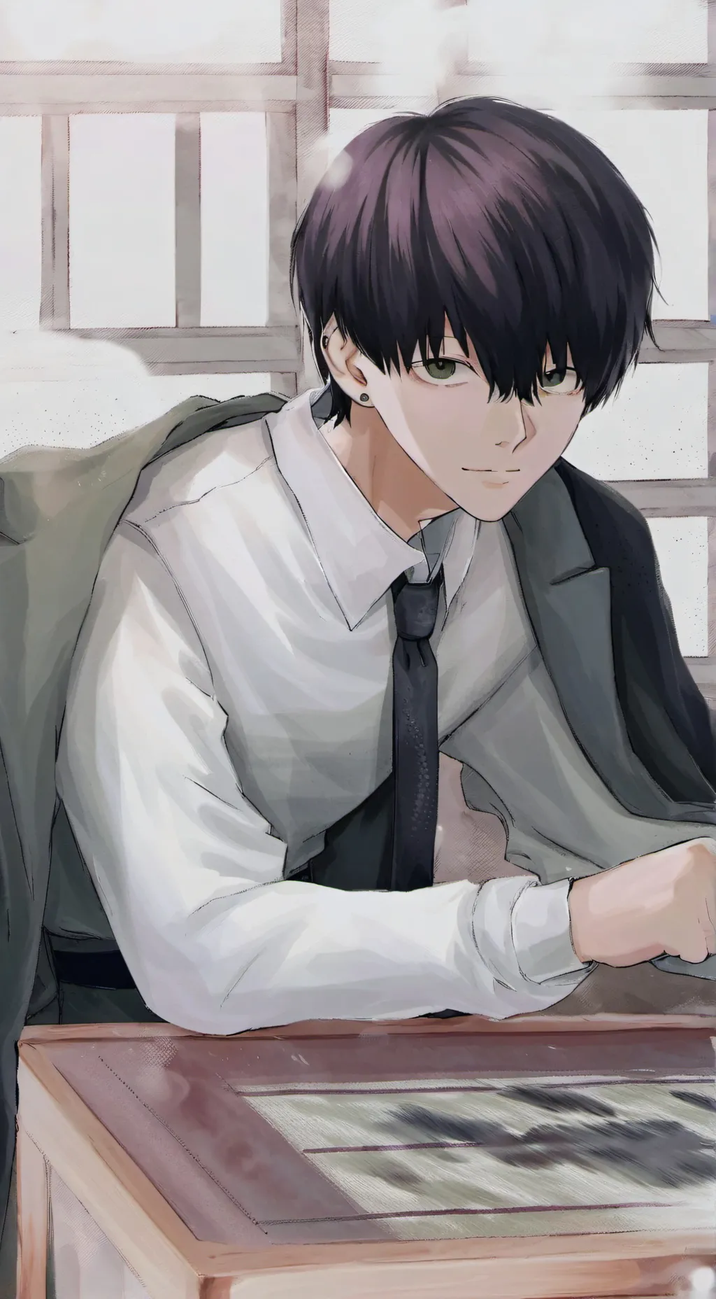 ai character: subject 21 background