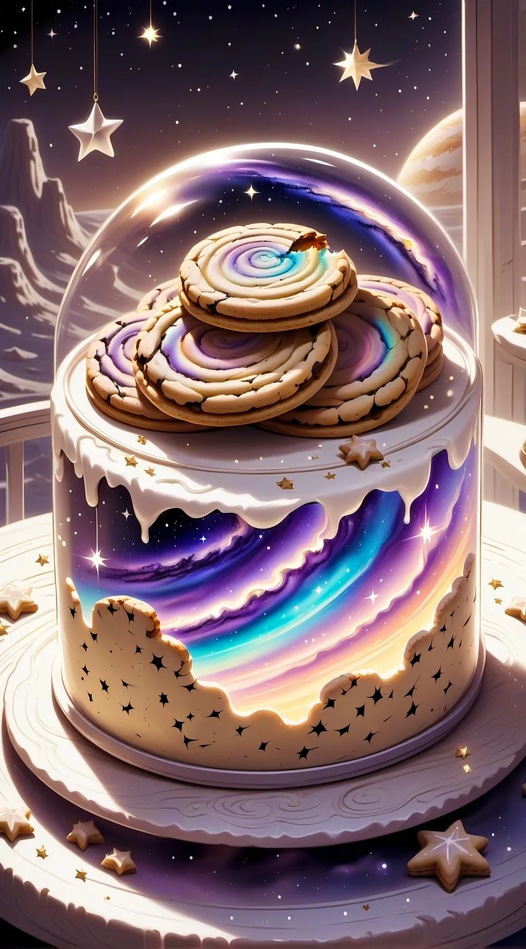 ai character: 10 and a 💀 background