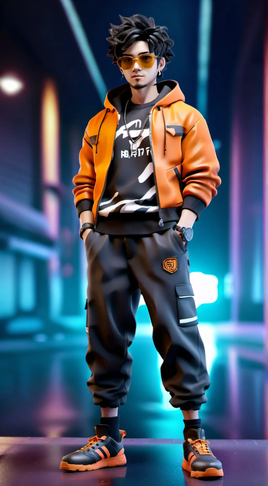 ai character: Max background