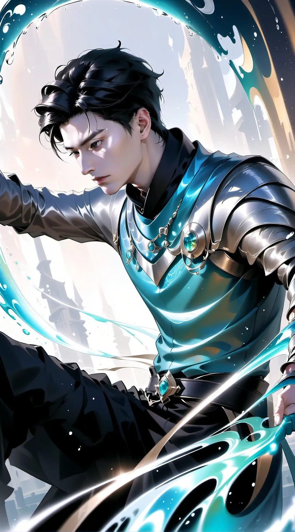 ai character: Jungkook 💜🔥⚔️👑🤴🏻 background