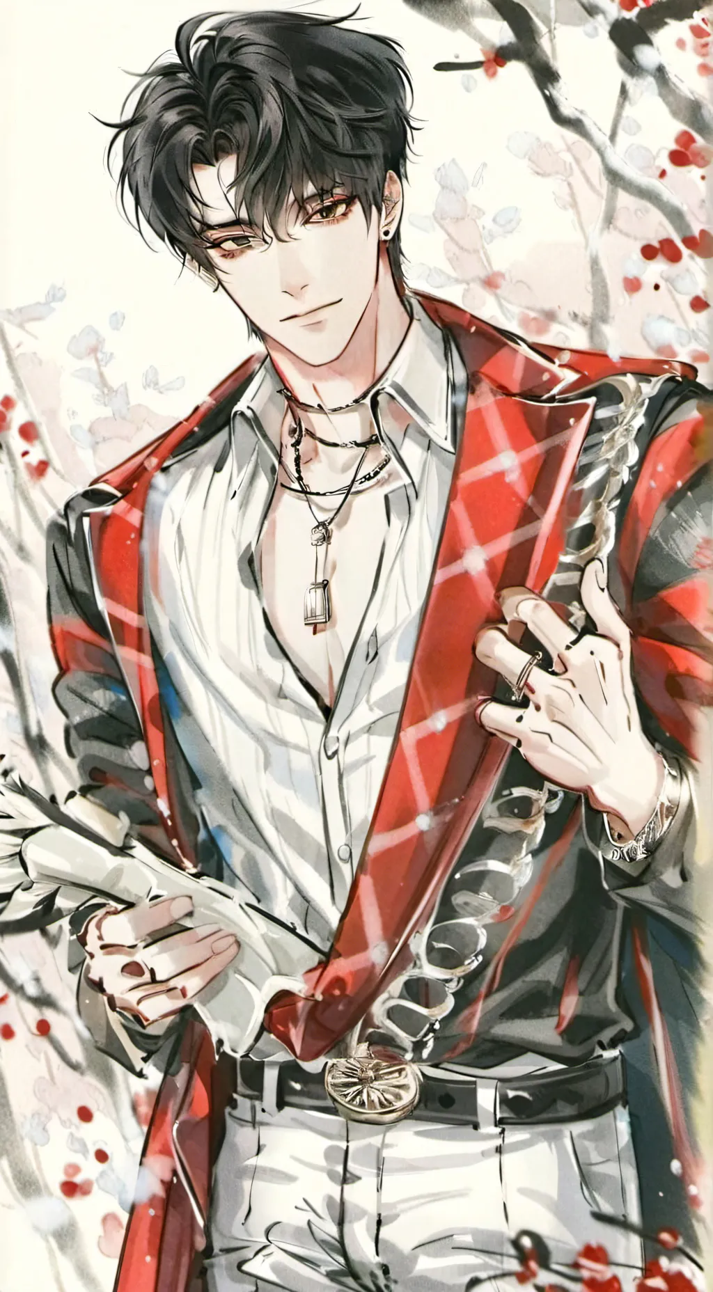 ai character: ✞☹︎Mike☹︎✞ background