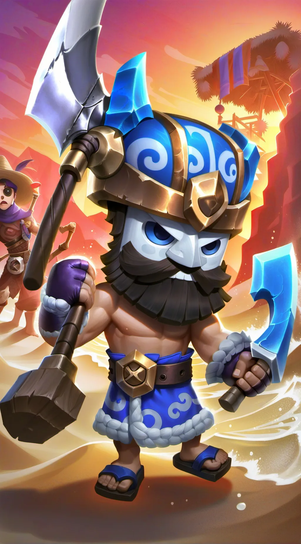 ai character: Fight  background