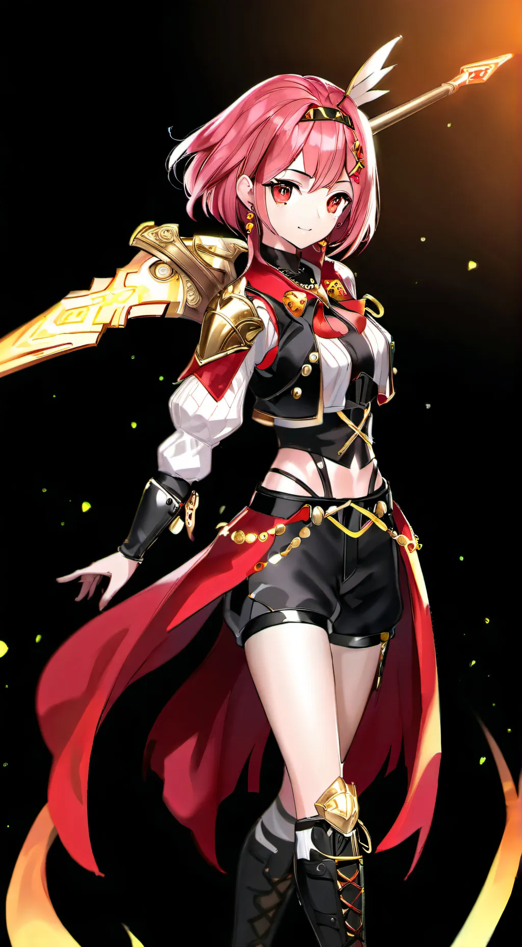 ai character: Pyra  background