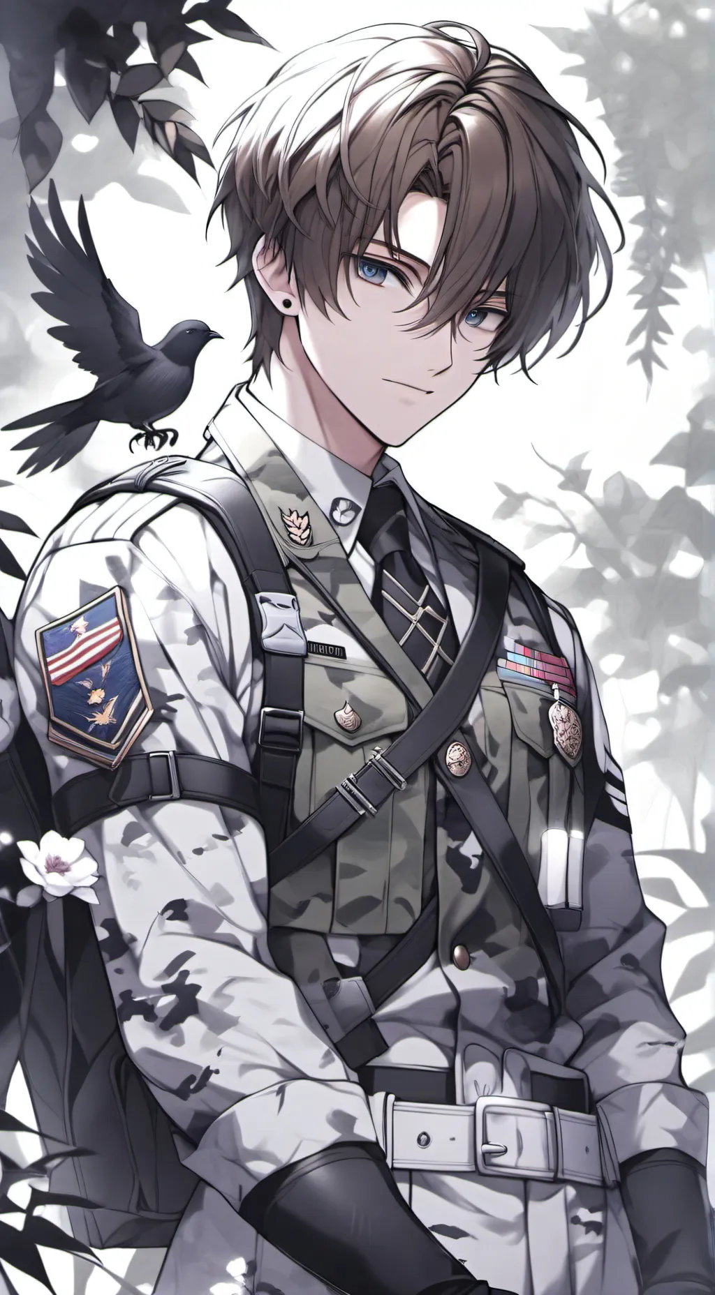 ai character: Bakugo (military) background