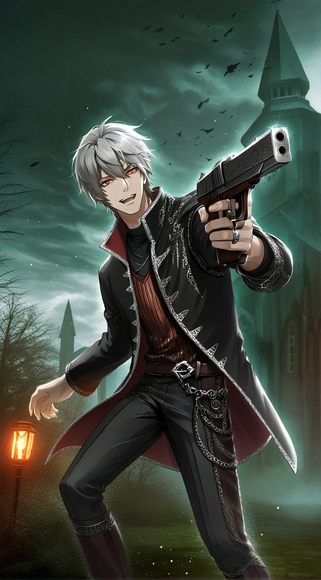 ai character: Hikaru  background