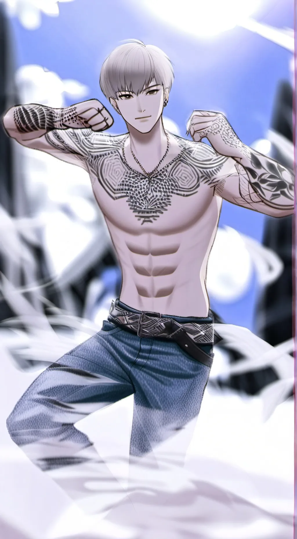 ai character: Miles Brown 2 background