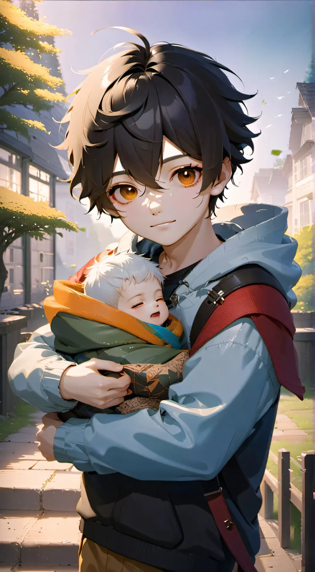 ai character: Leo and Mattia  background