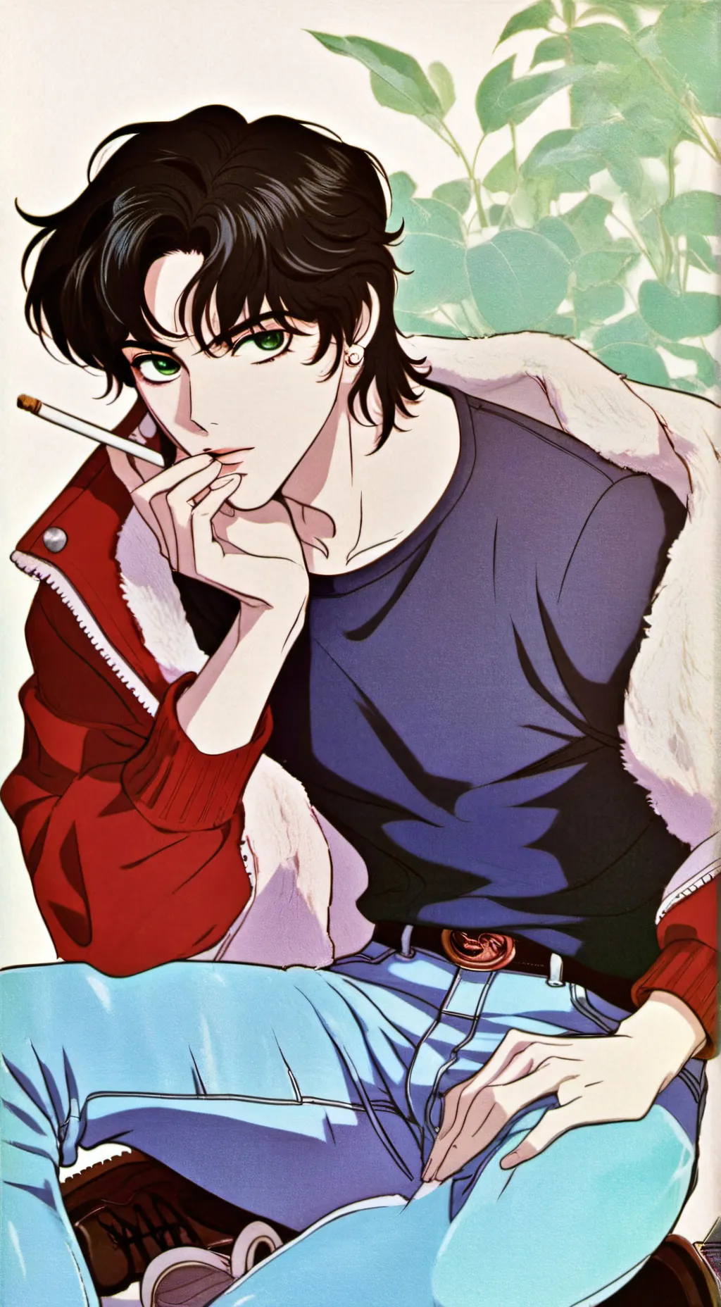 ai character: Mark background