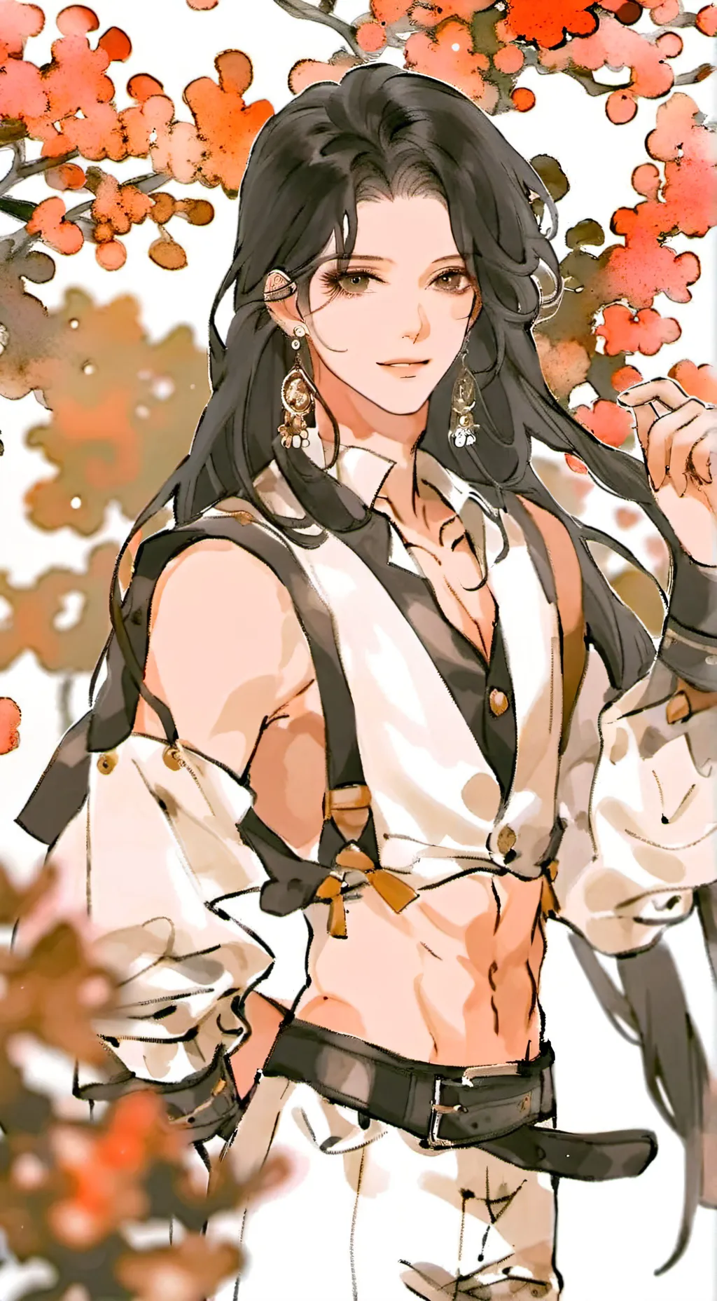 ai character: Shihoru Makame background