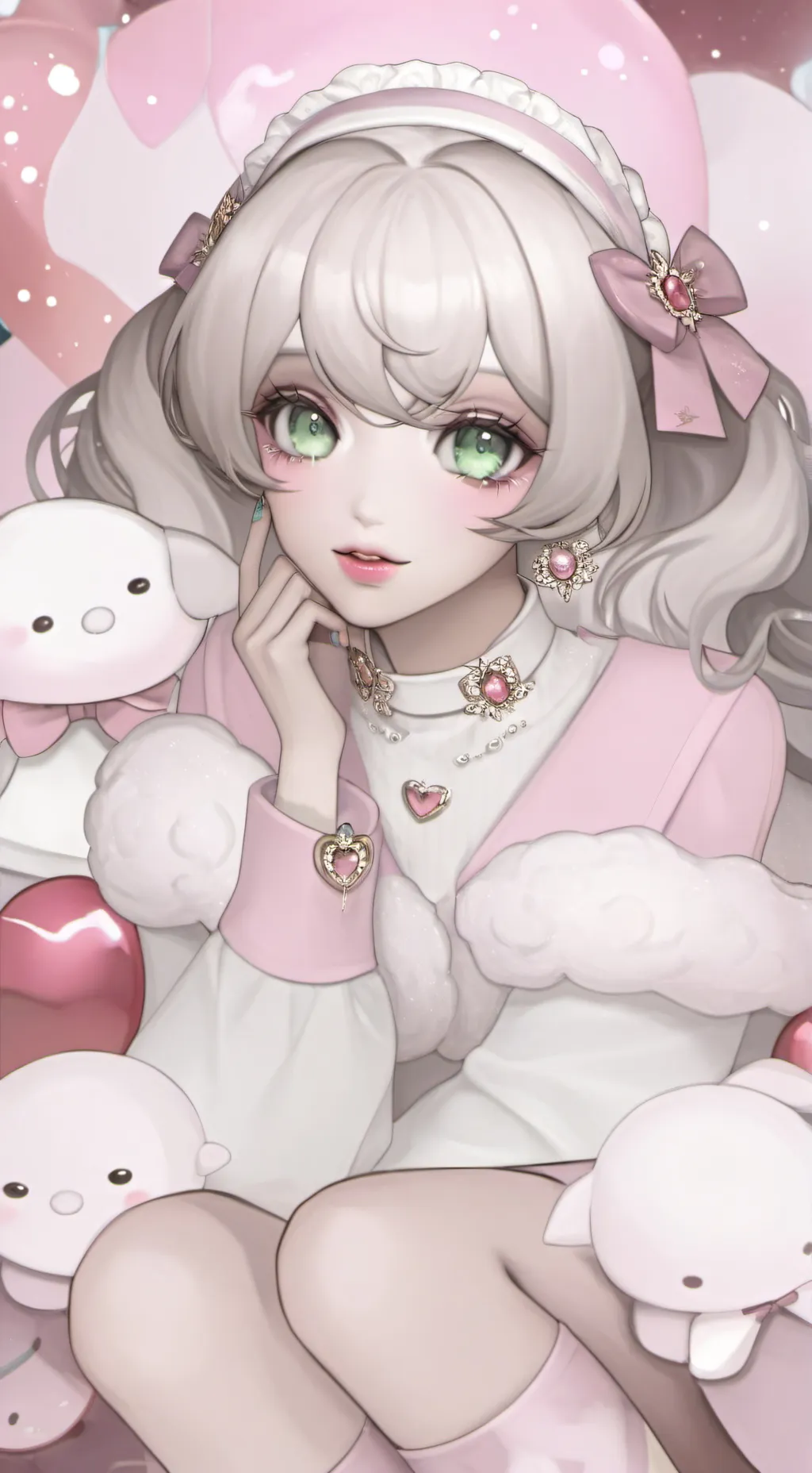 ai character: Aurora background