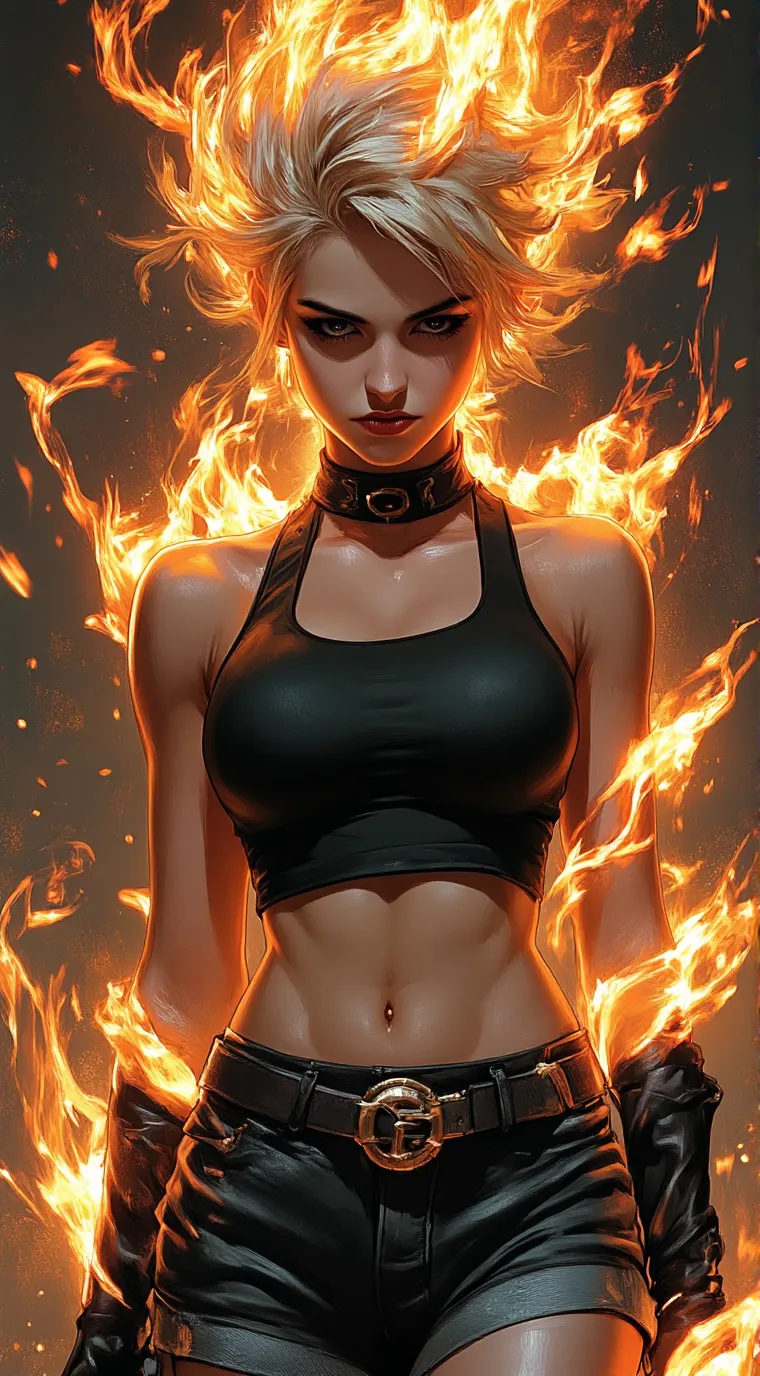 ai character: Flare (Ashley) background