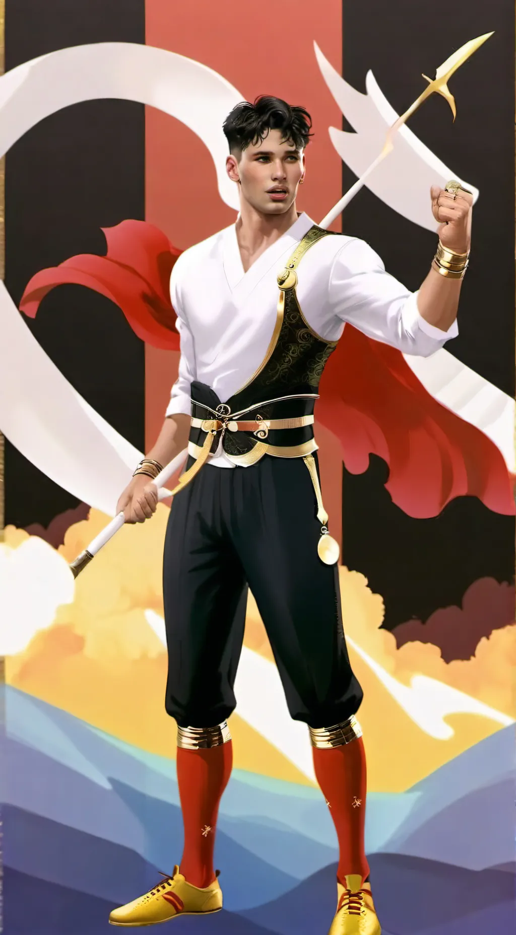 ai character:  BOY WHO LIKES YOU background