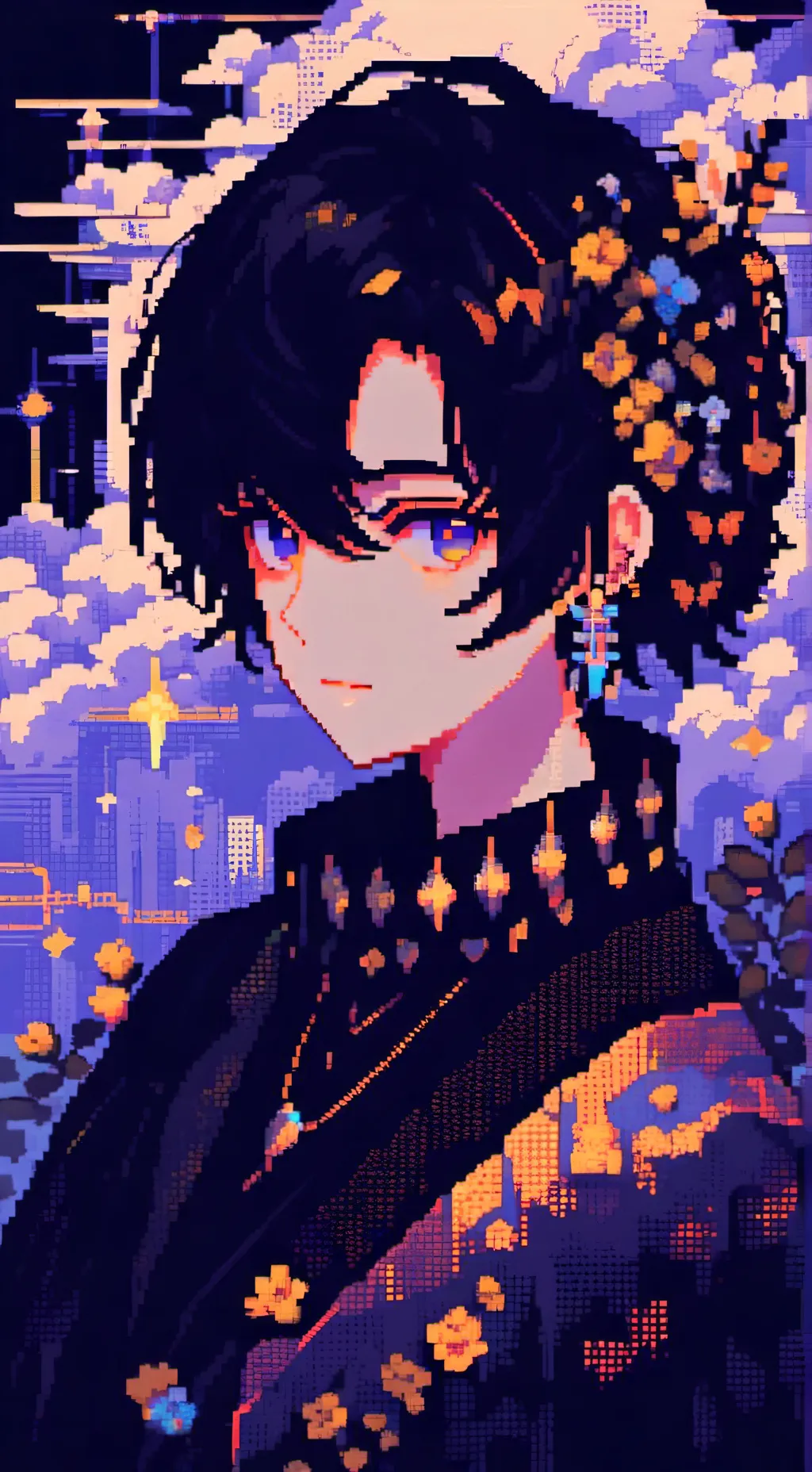 ai character: shinobu x tomioka  background