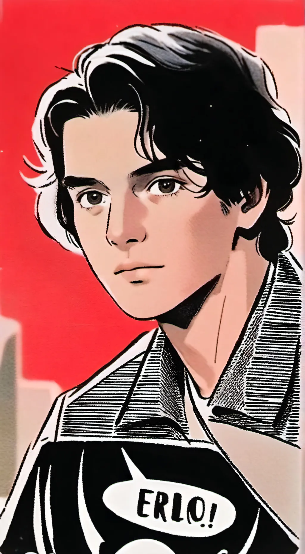 ai character: o menino maluquinh background