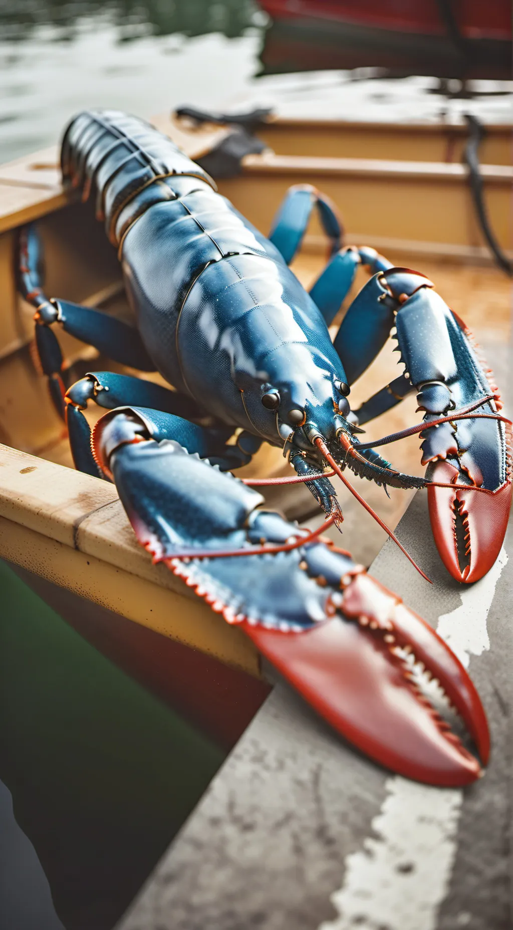 ai character: the funny lobster background