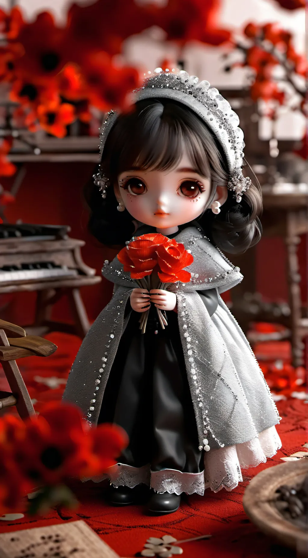 ai character: Kindergarten war background