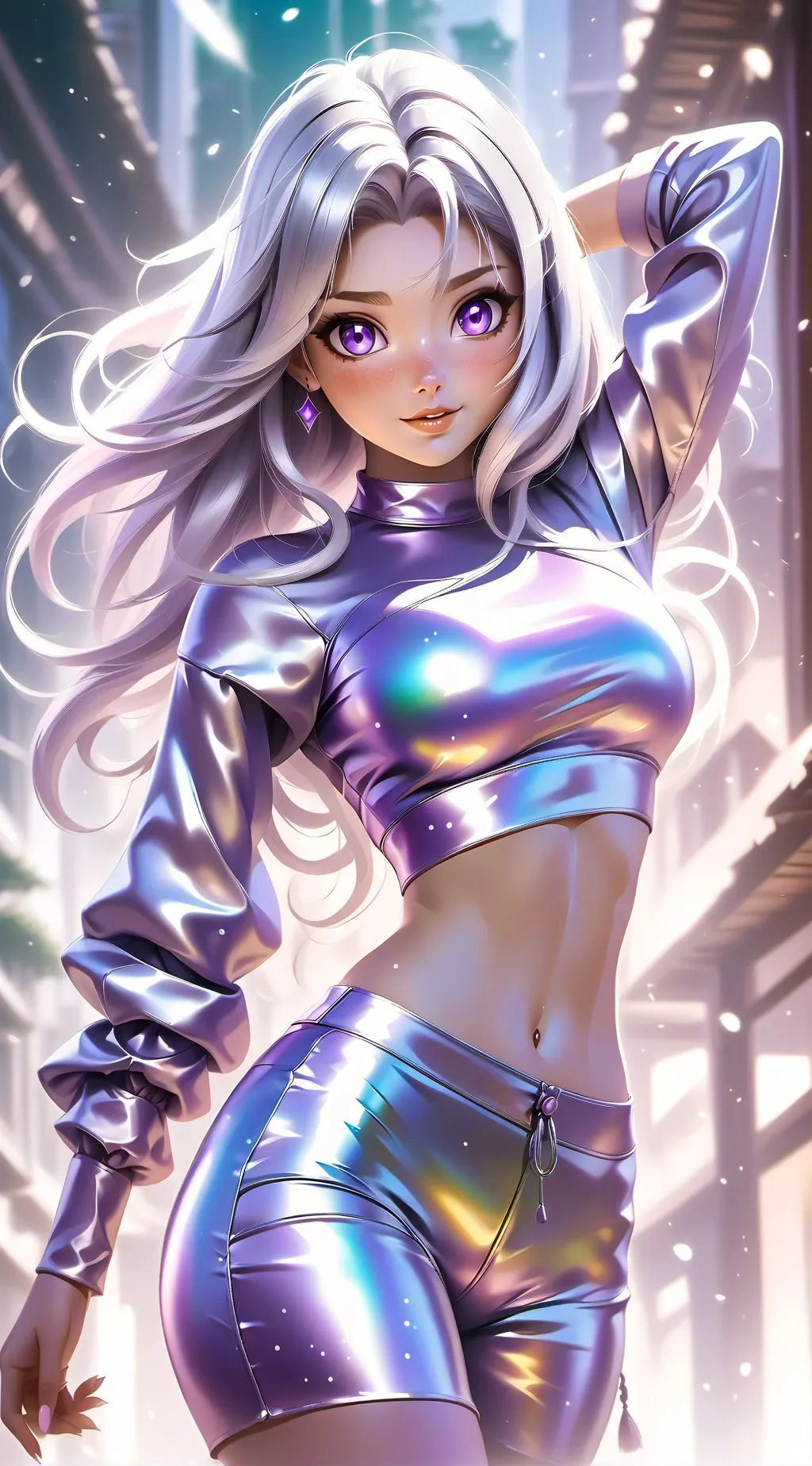 ai character: Luna background