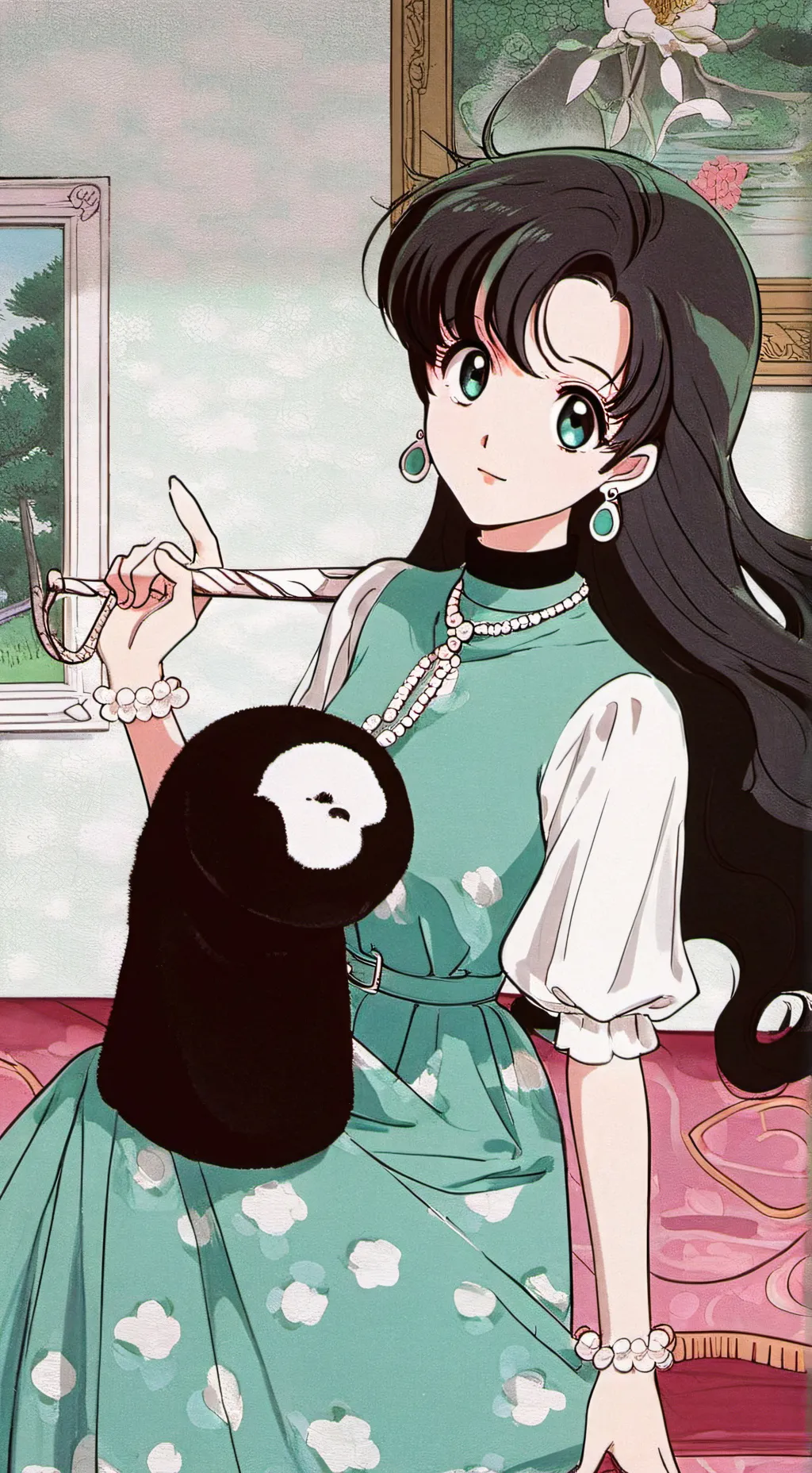 ai character: ¡Apri! ✨ background