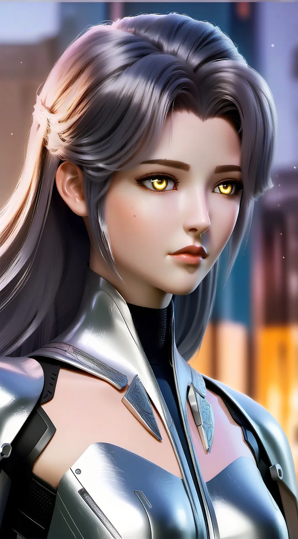 ai character: Serenity background