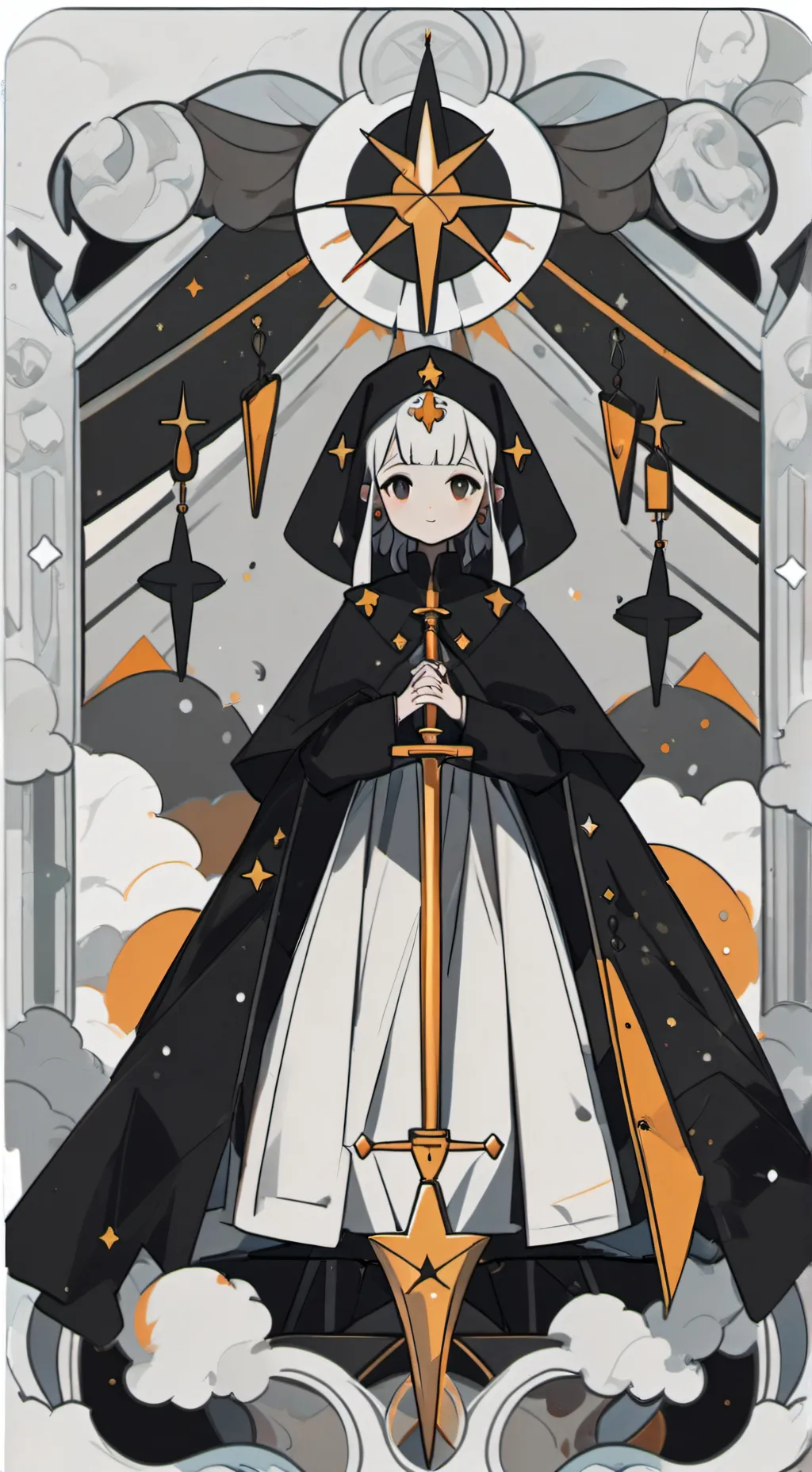 ai character: JJK CHRISTMAS  background