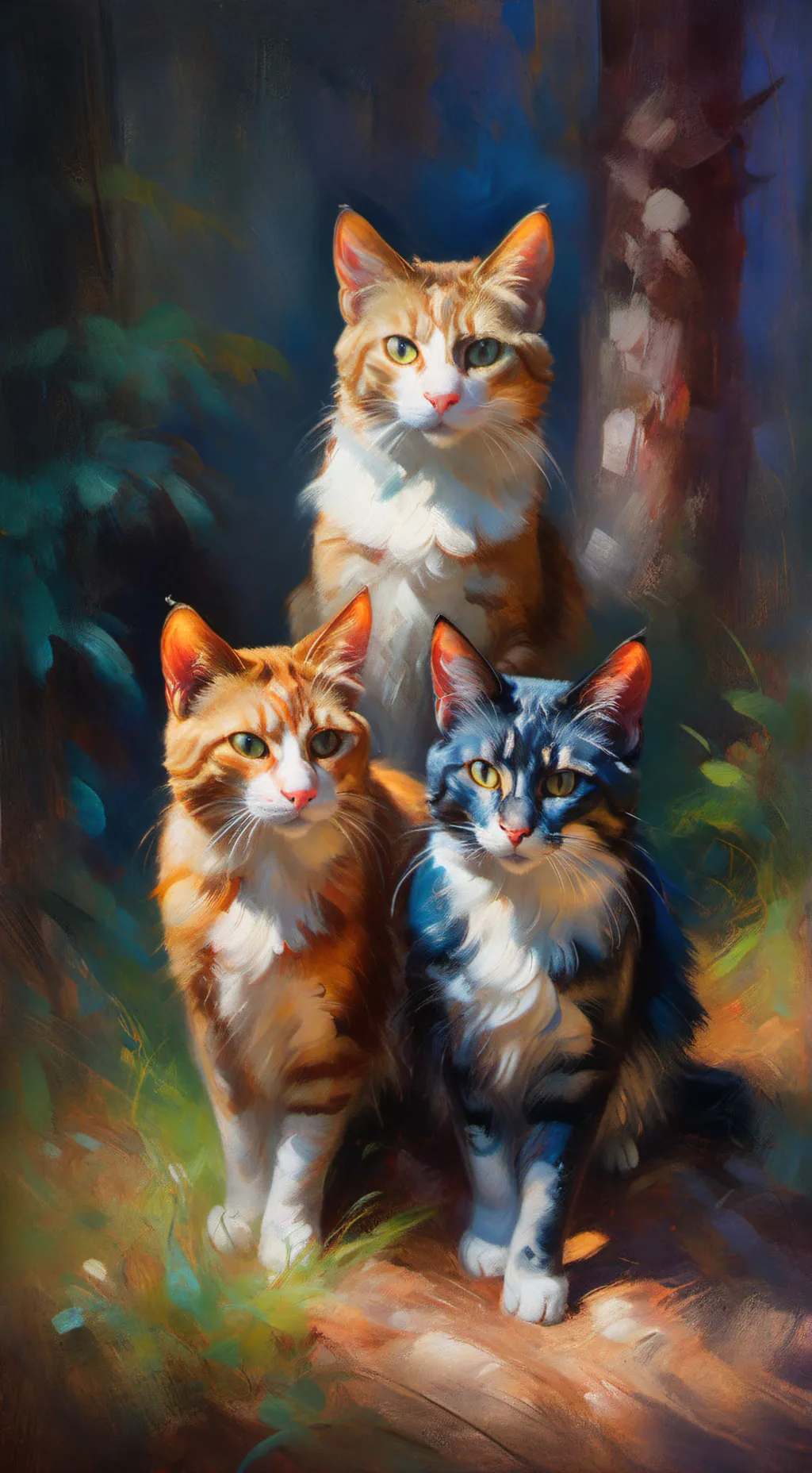 ai character: SpringClan Warrior background