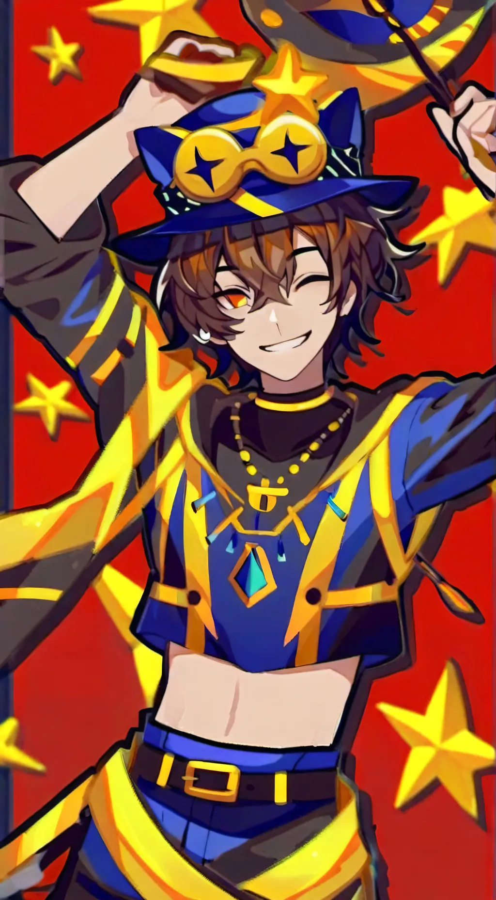 ai character: Teo‼️⭐️🫦 background