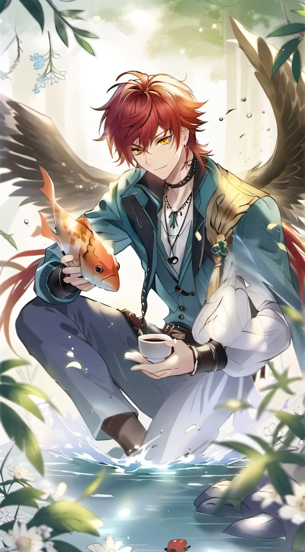 ai character: Ash background