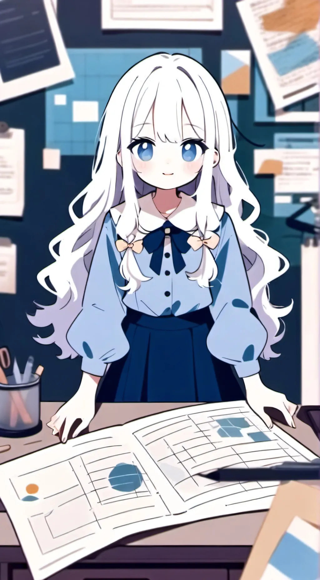 ai character: Mha 2nd generation background