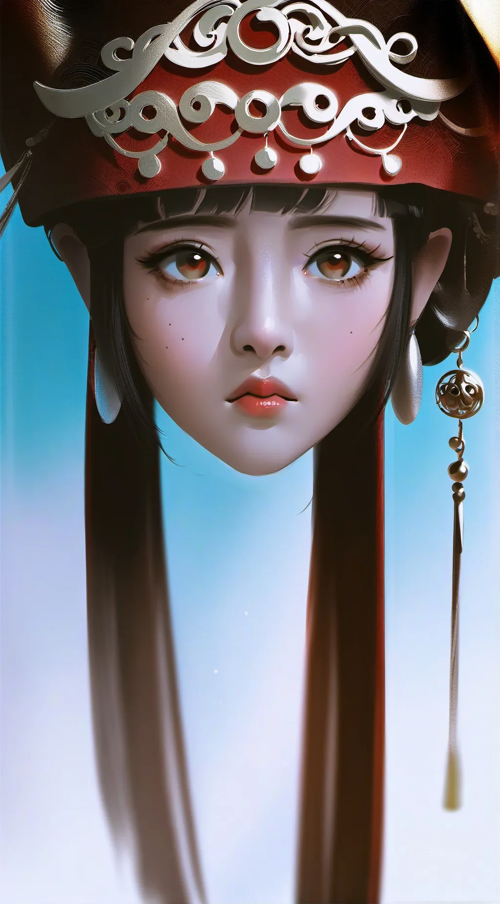 ai character: Anahí  background