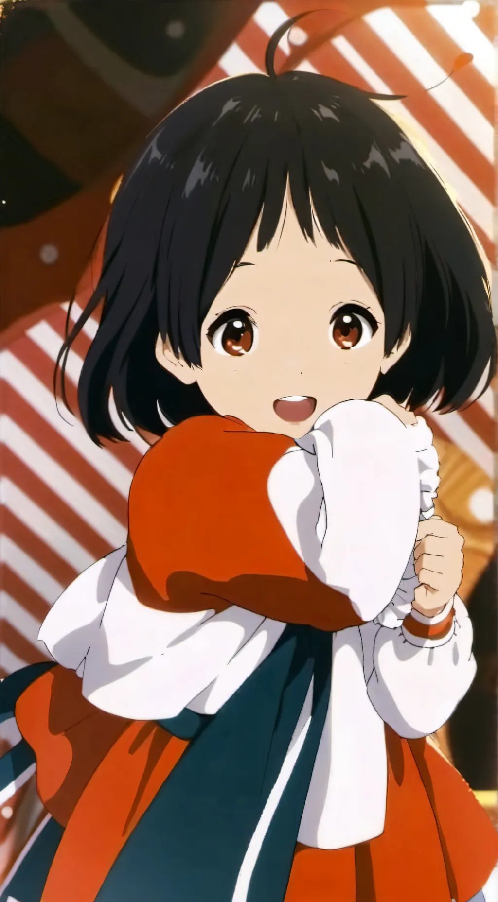 ai character: un bebé background