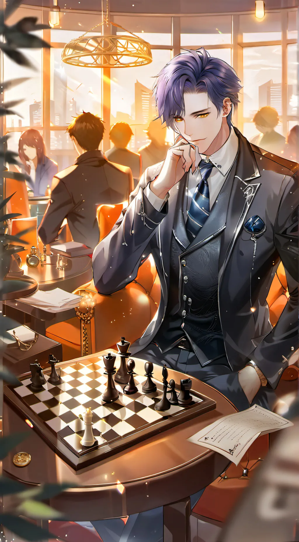 ai character: #Max# background