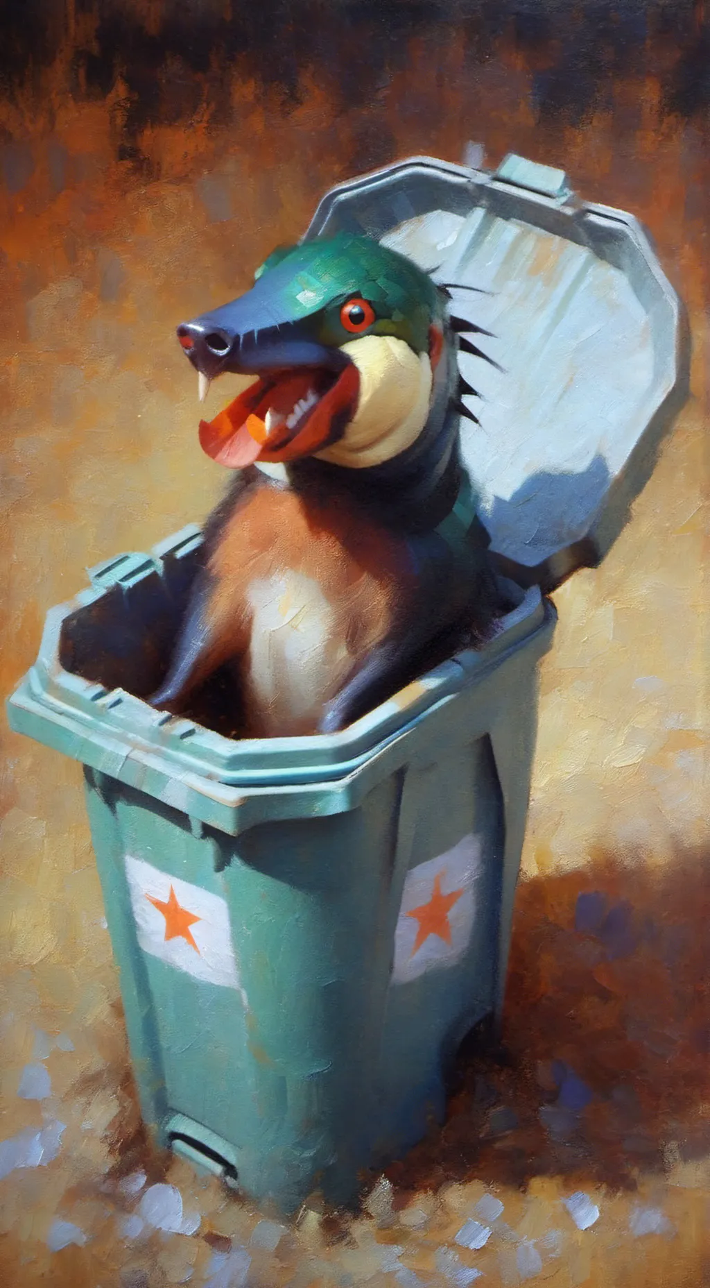 ai character: rat background